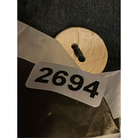 Blue Rain Army Green size S linen blend wide leg capris - Picture 6 of 6